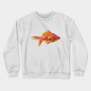 Goldfish painting (no background) Crewneck Sweatshirt